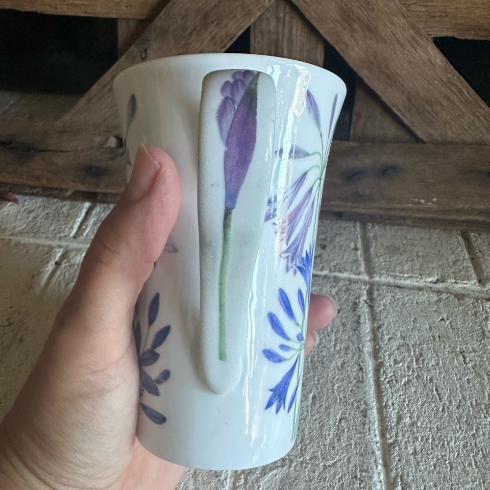 Roy Kirkham Agapanthus Cup Mug Spring flowers Bone China (26) - Picture 4 of 8